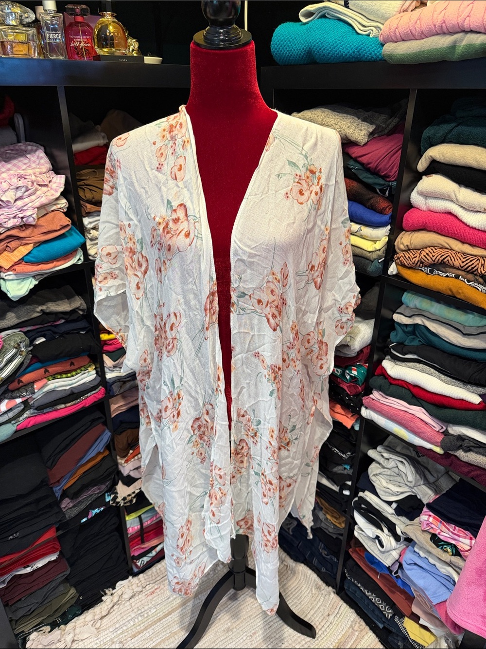 #456🪷 lightweight floral kimono
